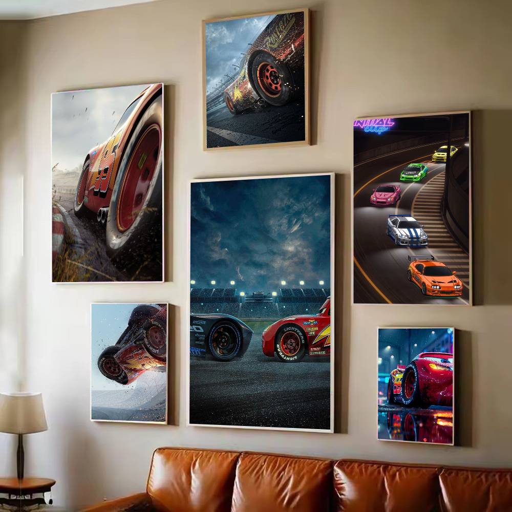 Lighting Mcqueen Decor - Samochody 3 Film Zygzak McQueen Plakat