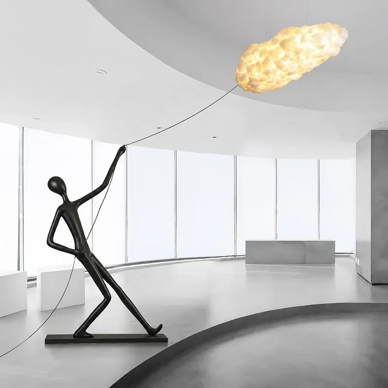 Lighting Decor Rentals - Chmurkowy żyrandol do salonu, sypialni, jadalni,
