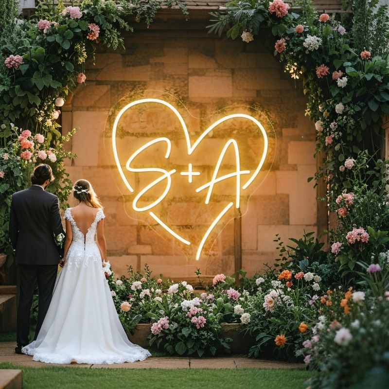 Lighting Decoration For Wedding - Neon LED w kształcie serca z