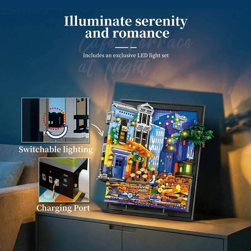 Lighting Decoration Ideas For Home - Kawiarnia Nocnego Nieba Ramka na Zdjęcia