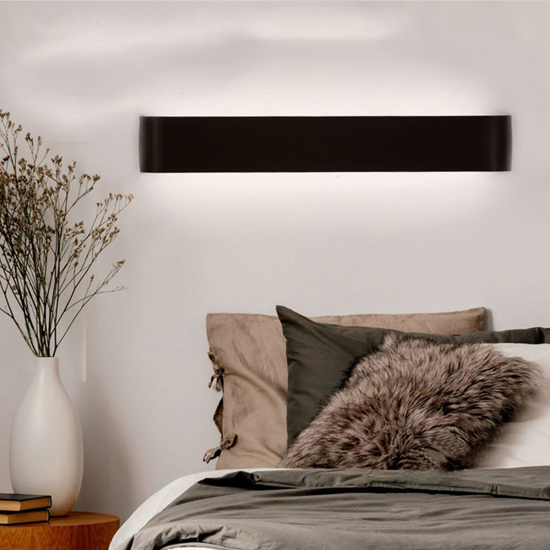 Decor Lighting Discount - Minimalistyczne lampy ścienne LED do sypialni,