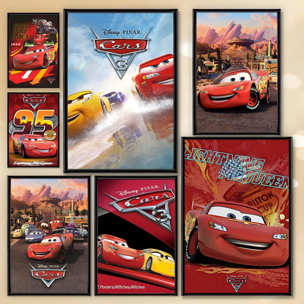 Lighting Mcqueen Decor - Plakat Disney Cars Zygzak McQueen HD