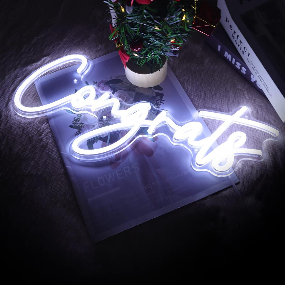 Gratulacje Neonowy Znak USB Śc – Lighting Decoration For Wedding recenzja i cena