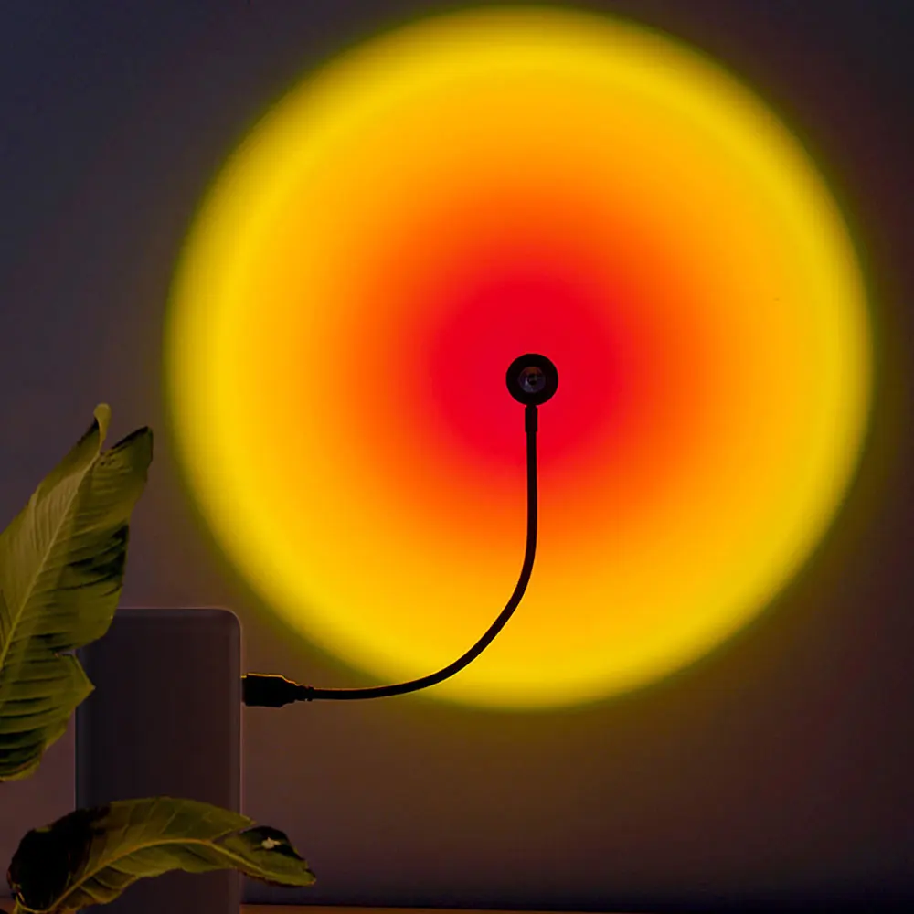 1Pc Światło zachodu słońca Tęc – Sunset Lamp Projection recenzja i cena