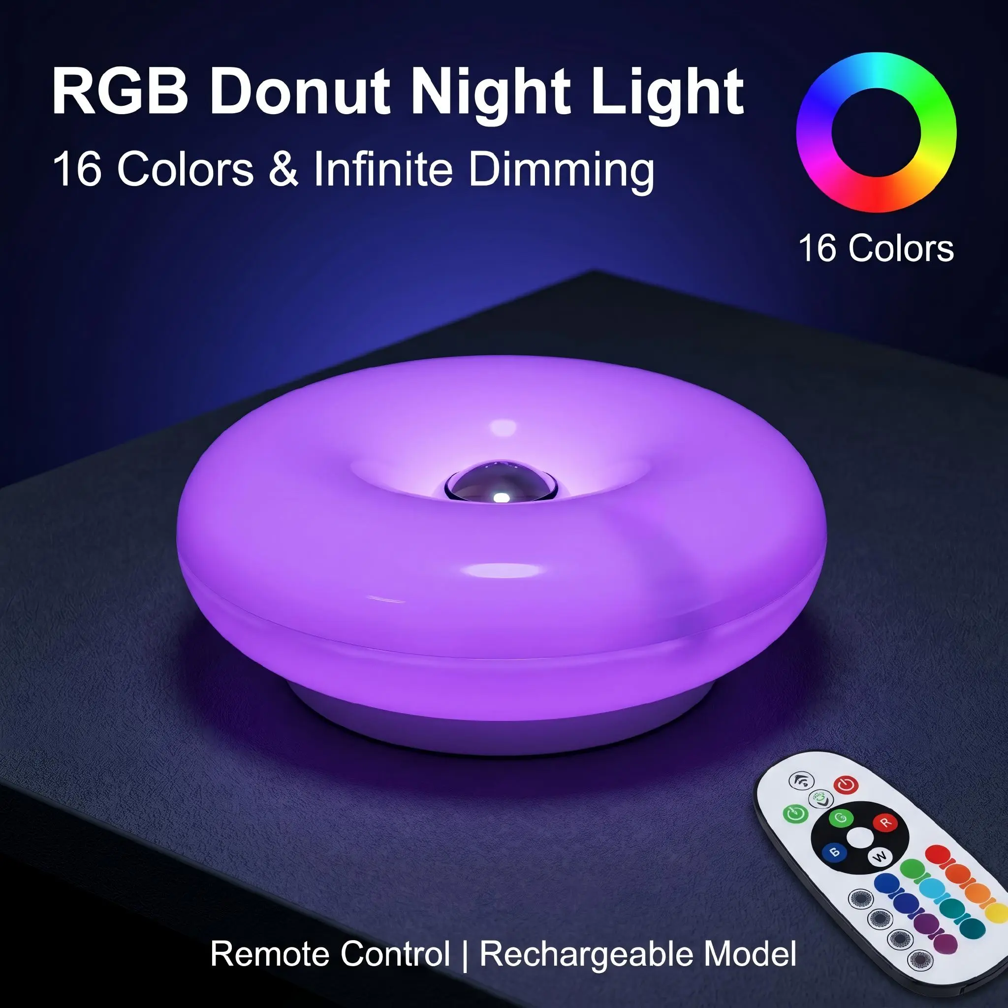 Lampa RGB w kształcie pączka,  – Ambient Lighting Decor For Room recenzja i cena