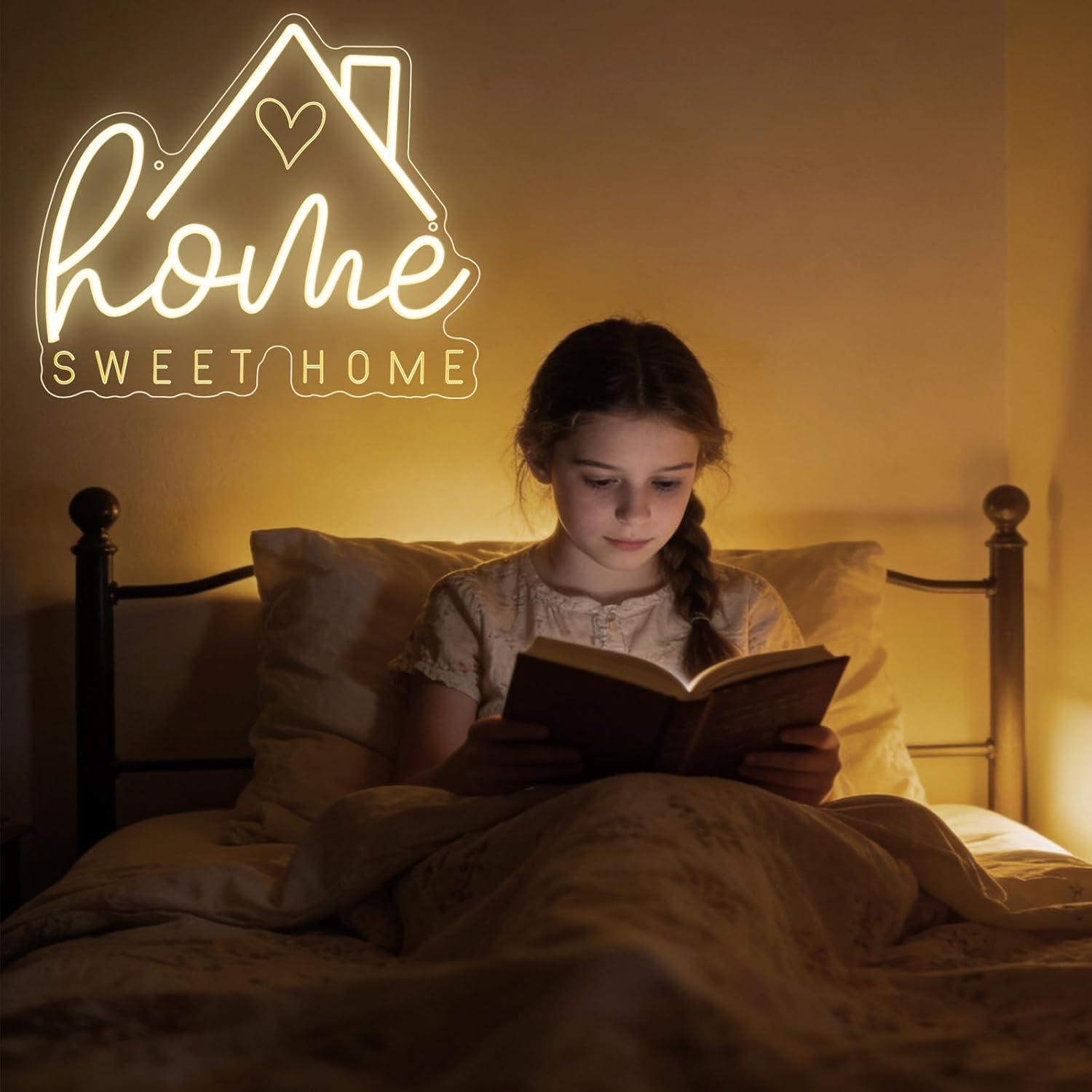 Neonowy znak Sweet Home, ściem – Lighting Decor For House recenzja i cena