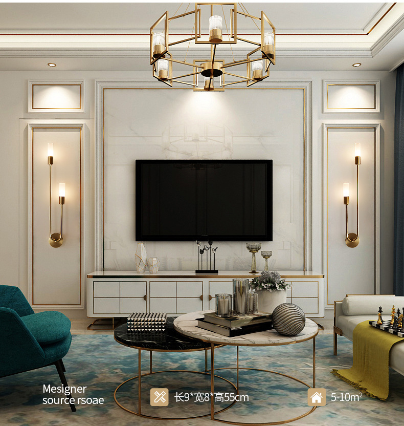 Retro Tło Salon Korytarz Sypia – Lighting Decor Living Room recenzja i cena