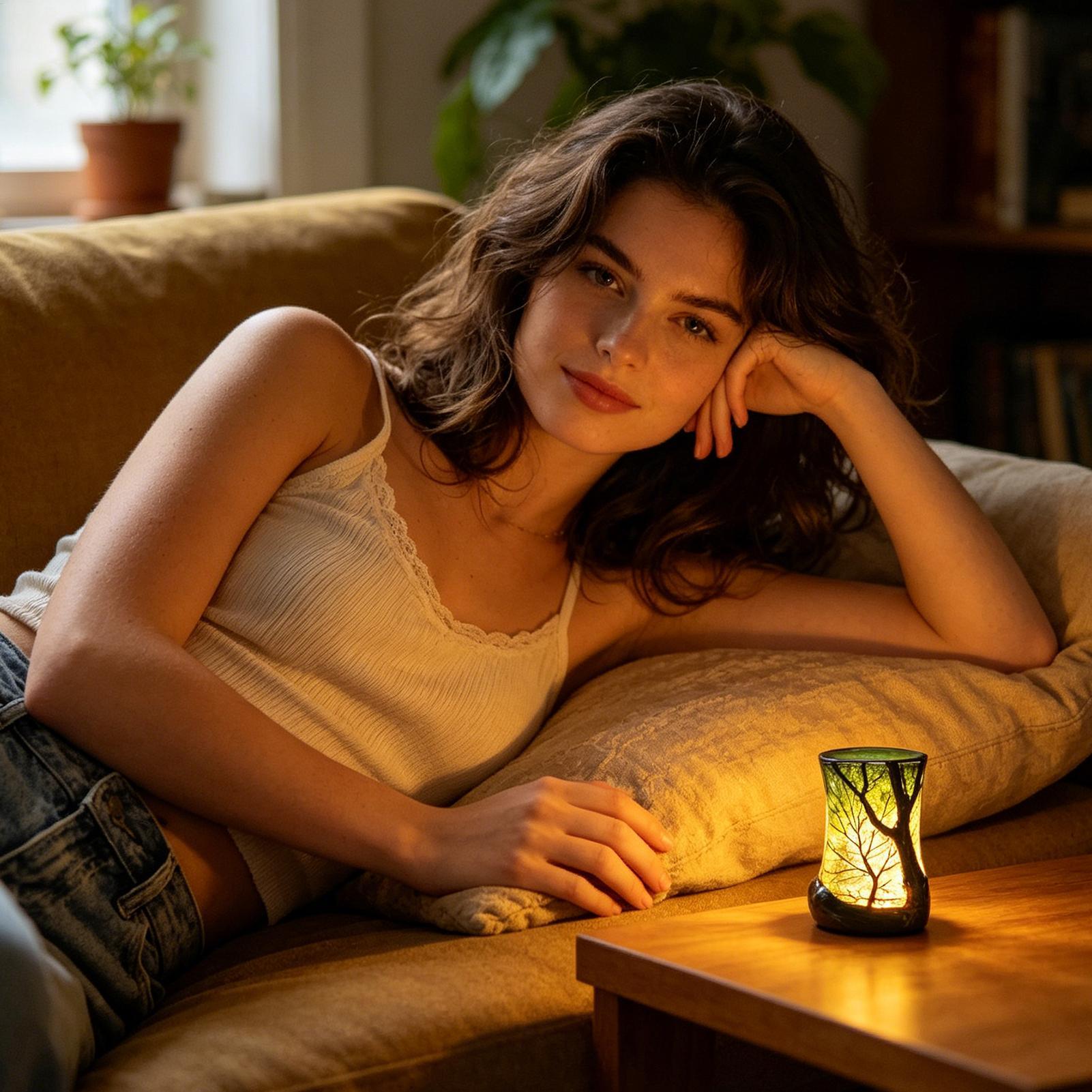 Lampka nocna na stolik, lampka – Room Lighting Bedroom Decor recenzja i cena