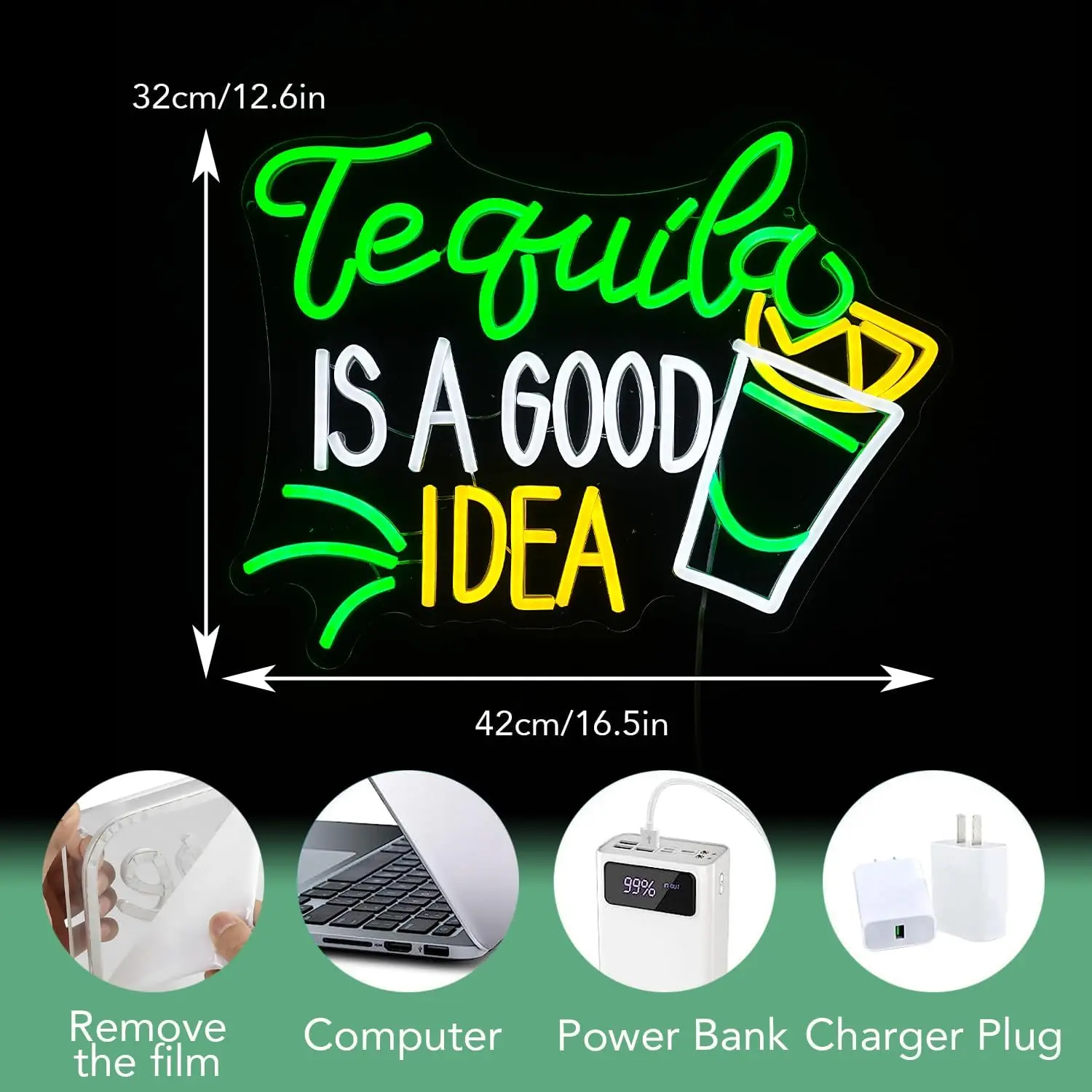 Tequila To Dobry Pomysł Neonow – Lighting Decoration Ideas For Home recenzja i cena