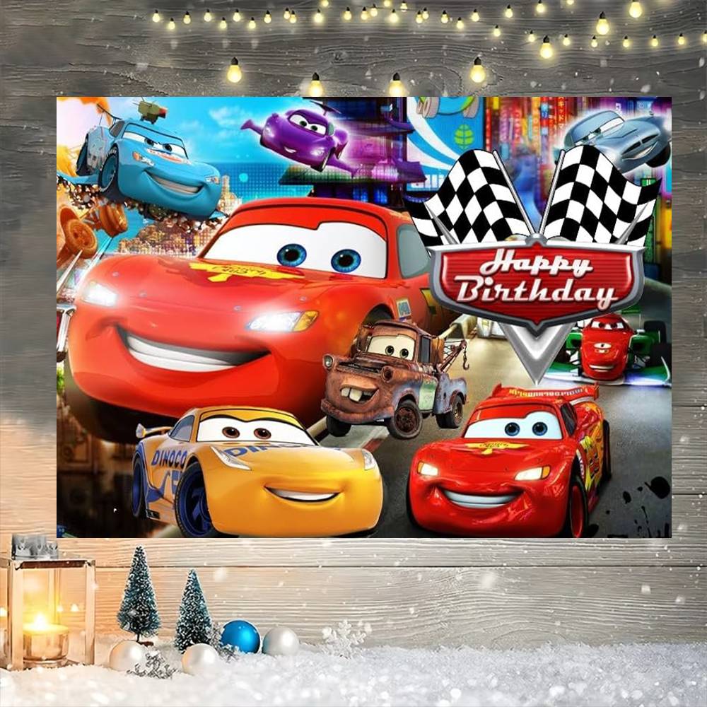 Dekoracje na przyjęcie z motyw – Lighting Mcqueen Decor recenzja i cena