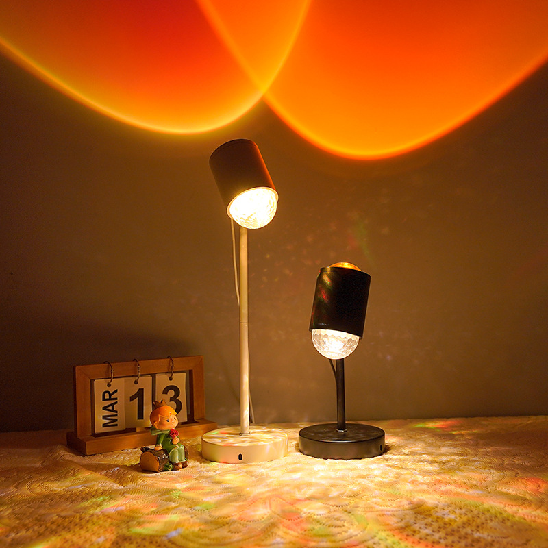 Dynamiczna, obrotowa lampa biu – Sunset Lamp Projection recenzja i cena