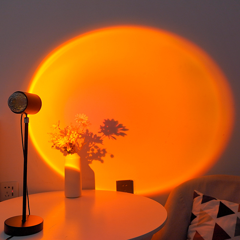 Dynamiczna, obrotowa lampa biu – Sunset Lamp Projection recenzja i cena