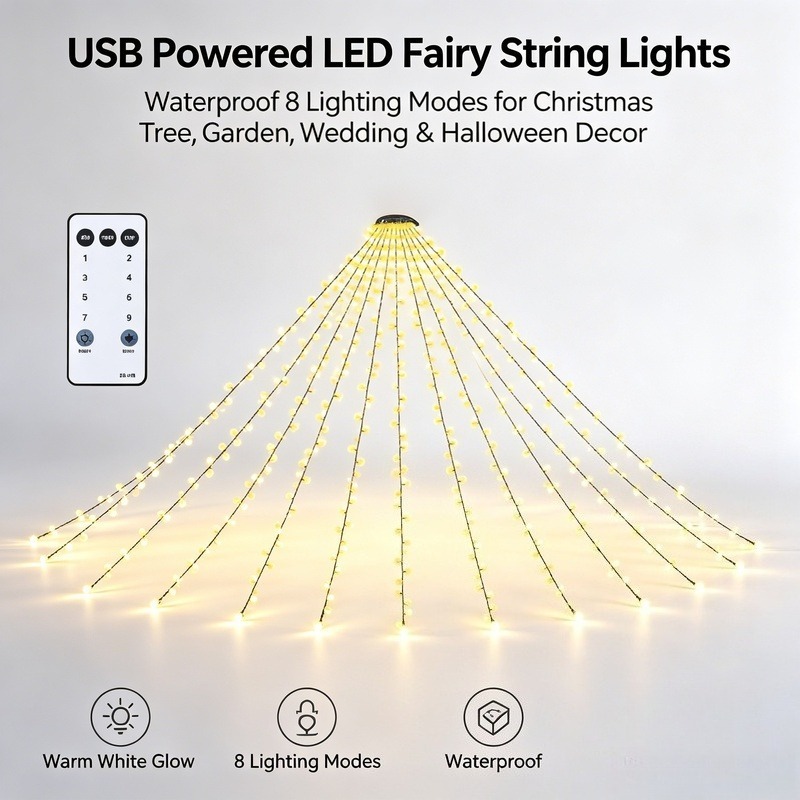 Lampki LED USB, wodoodporne la – Lighting Decoration For Wedding recenzja i cena