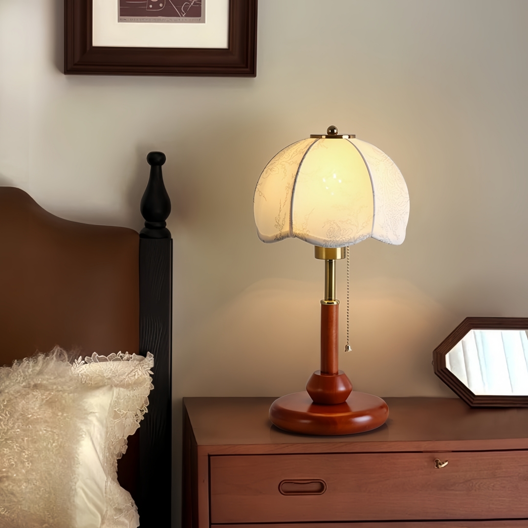 Lampa stołowa w stylu vintage  – Room Lighting Bedroom Decor recenzja i cena