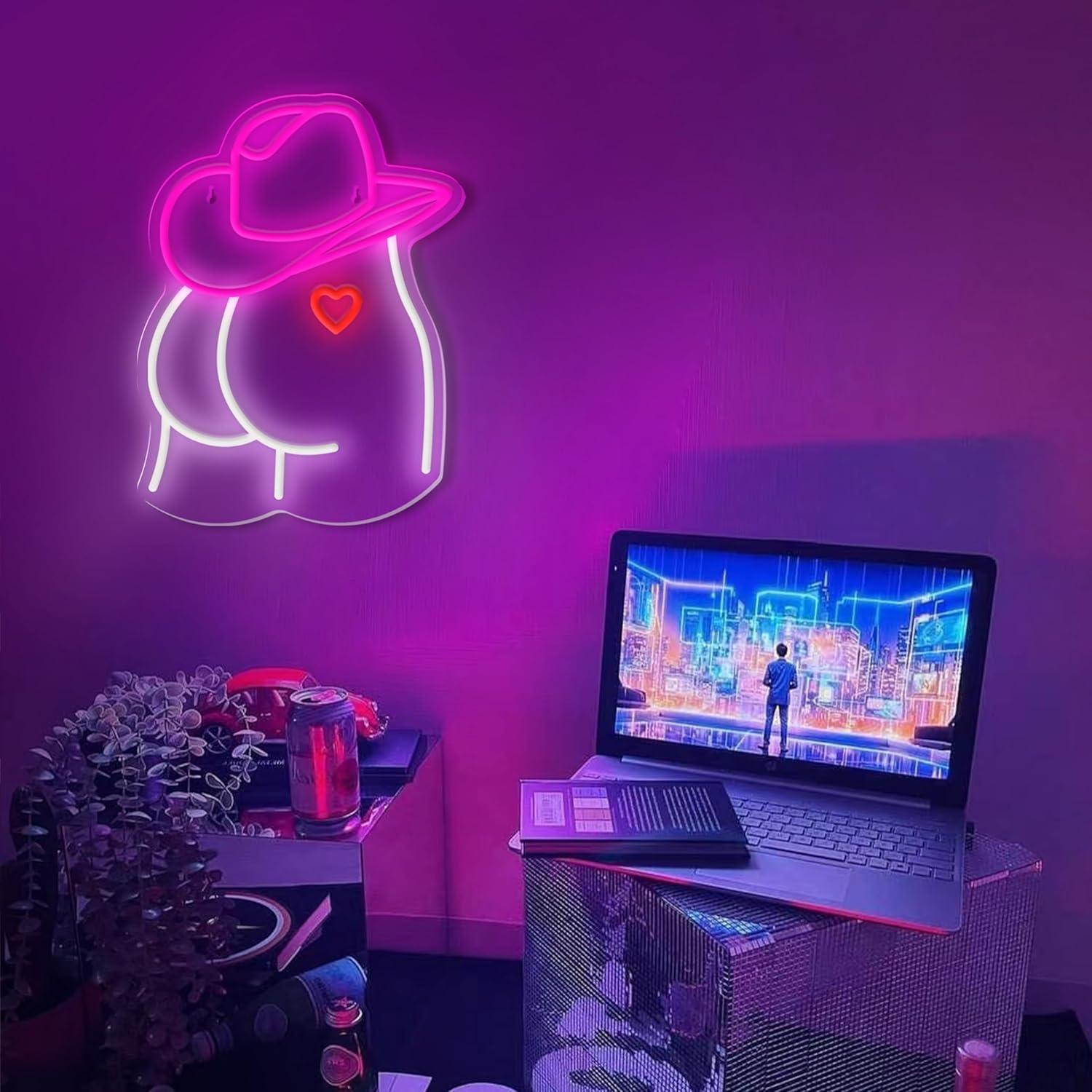 Neonowy Znak Kowbojka, Ściemni – Lighting Decoration For Wedding recenzja i cena