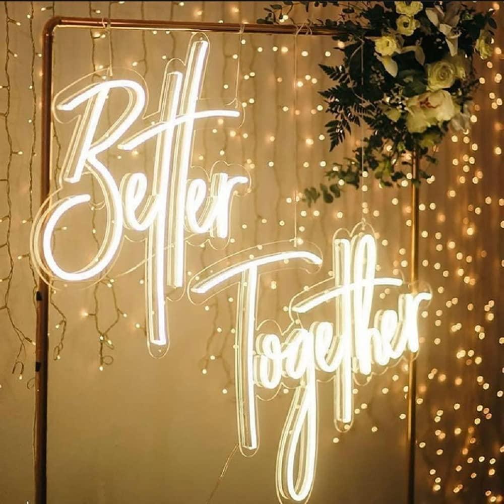 Neonowy Znak LED Better Togeth – Lighting Decor Living Room recenzja i cena