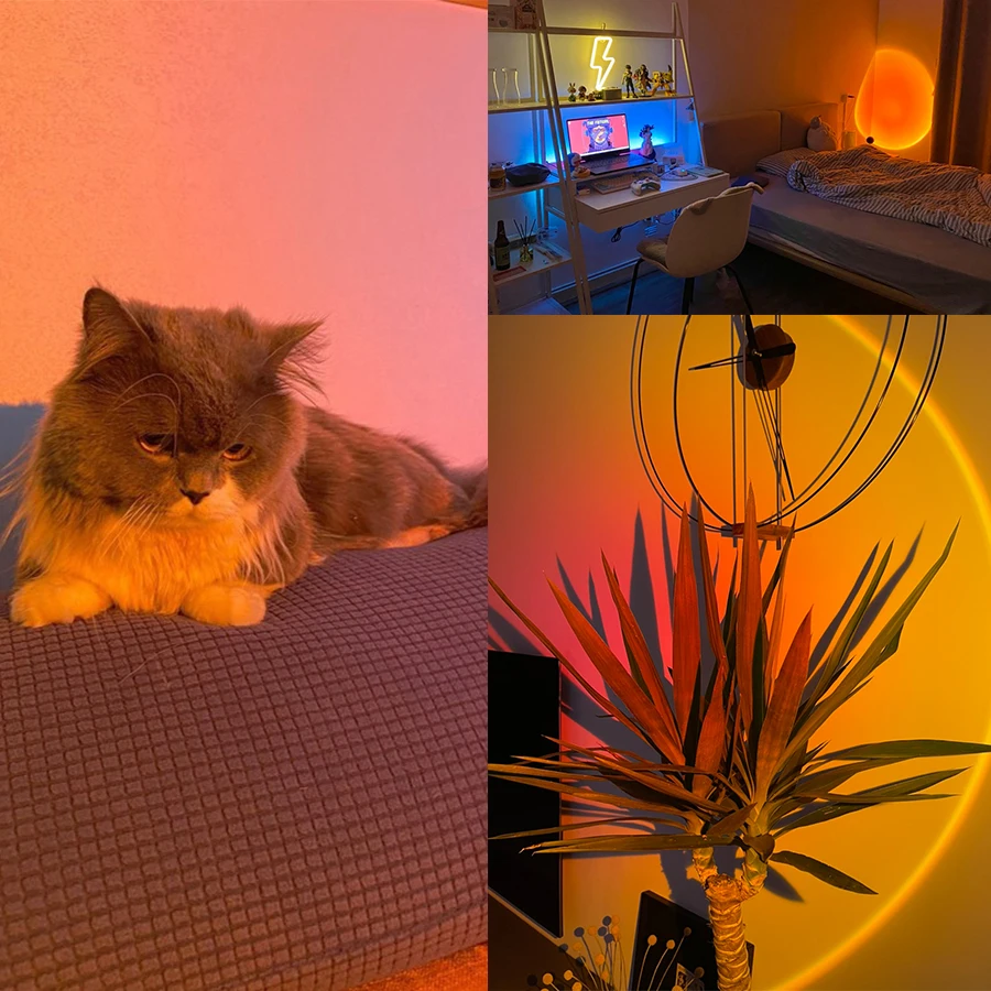 Lampa o zachodzie słońca Lampk – Sunset Lamp Projection recenzja i cena