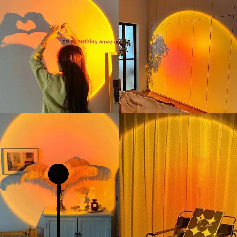 Lampa o zachodzie słońca Lampk – Sunset Lamp Projection recenzja i cena