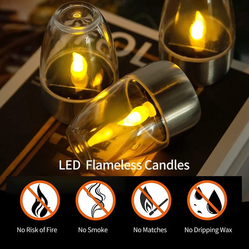 Świeczki LED Solarne Bez Płomi – Lighting Decor Living Room recenzja i cena