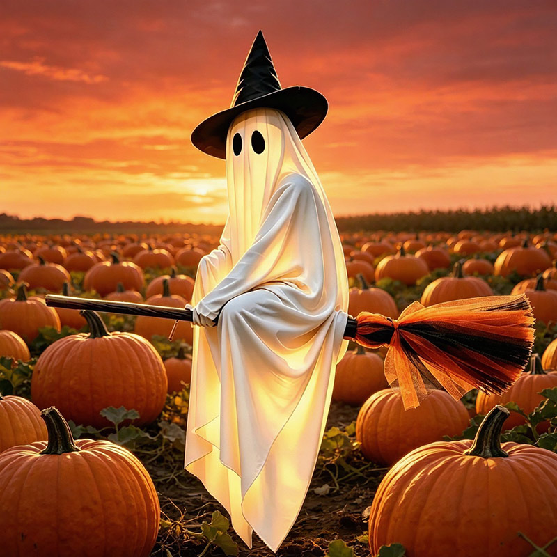 Halloweenowe latające miotły i – Lighting Decor For House recenzja i cena