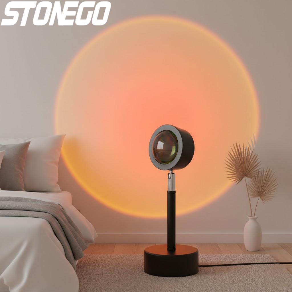 Romantyczna lampa projekcyjna  – Sunset Lamp Projection recenzja i cena