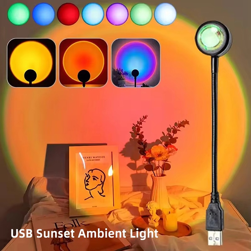 Lampa projekcyjna zachód słońc – Sunset Lamp Projection recenzja i cena