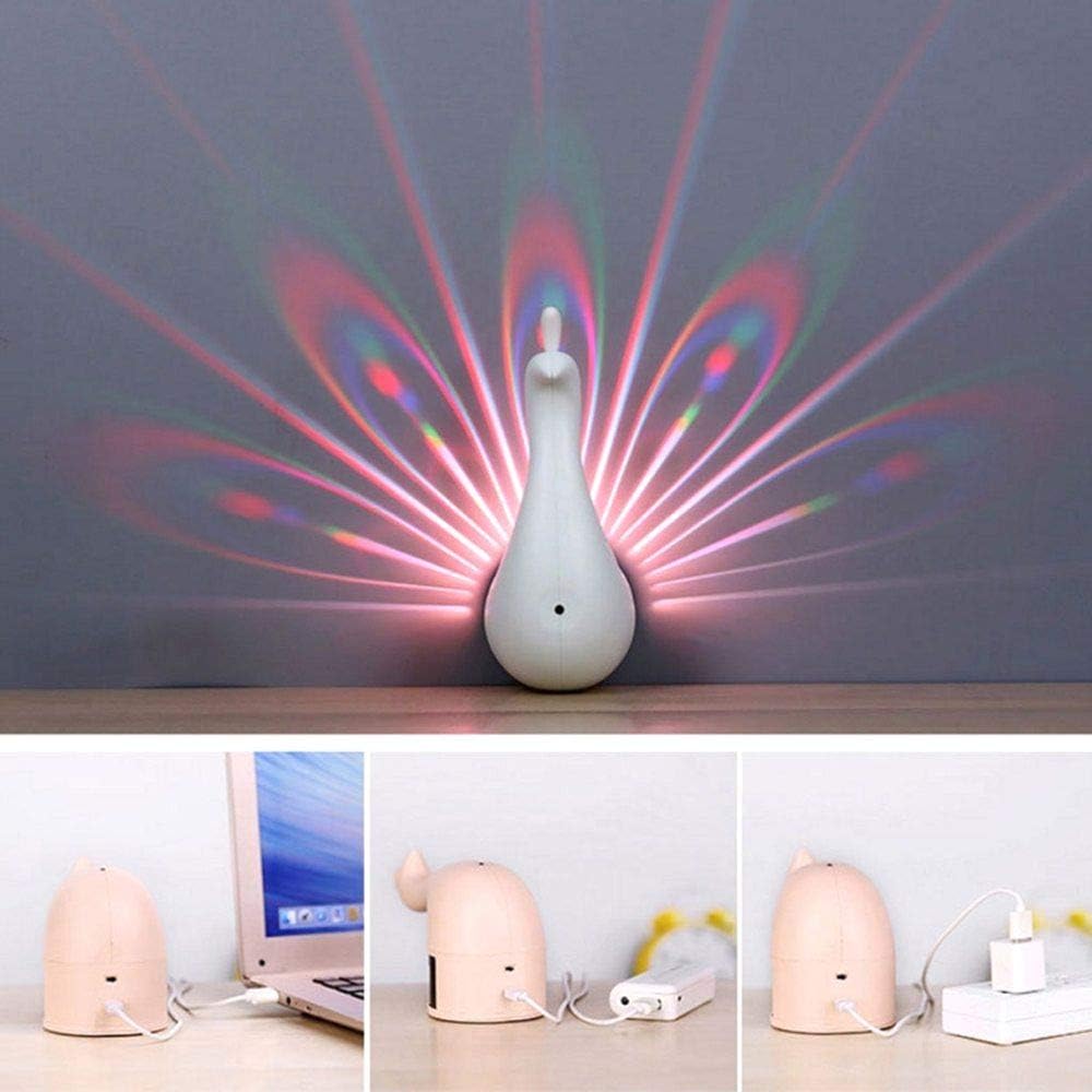 Lampa projekcyjna LED Peacock  – Sunset Lamp Projection recenzja i cena