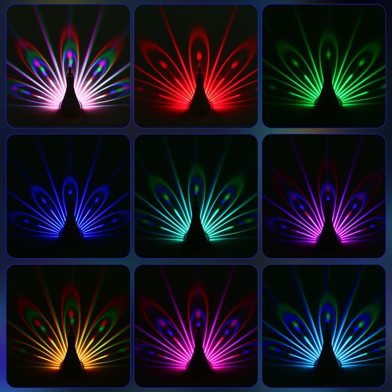 Lampa projekcyjna LED Peacock  – Sunset Lamp Projection recenzja i cena