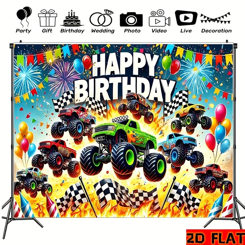 Baner urodzinowy z motywem mon – Lighting Mcqueen Decor recenzja i cena