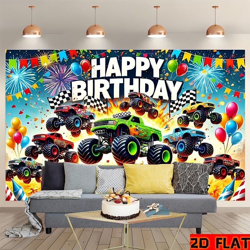 Baner urodzinowy z motywem mon – Lighting Mcqueen Decor recenzja i cena