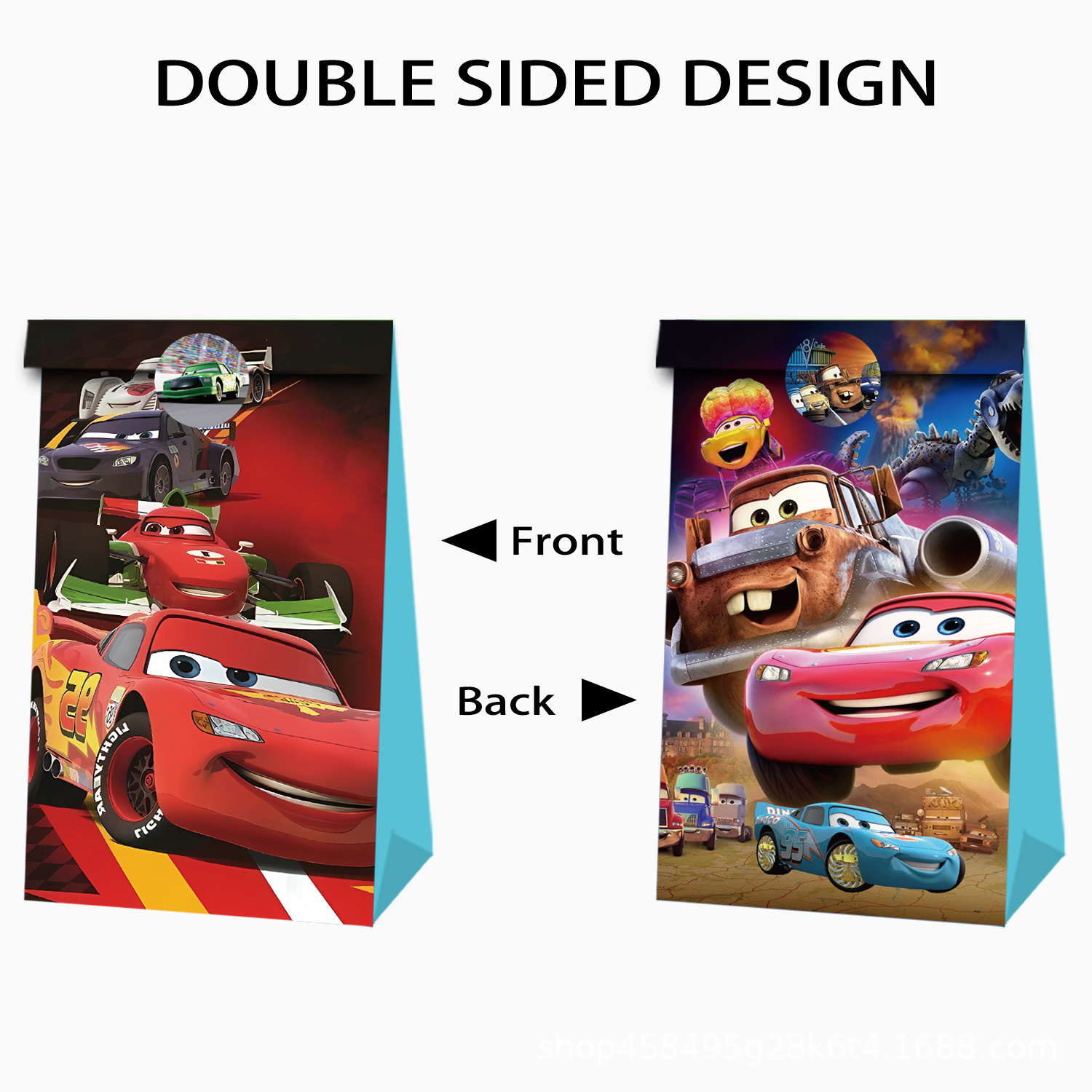 12 szt. Torebek na prezenty z  – Lighting Mcqueen Decor recenzja i cena