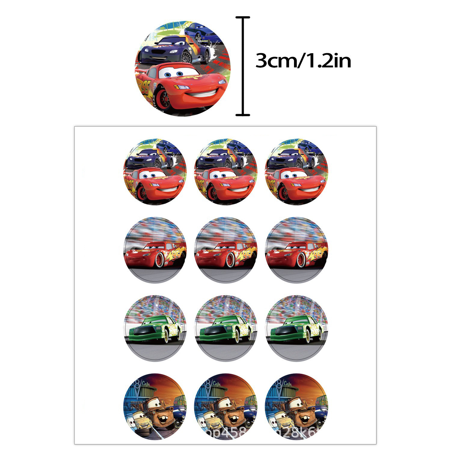 12 szt. Torebek na prezenty z  – Lighting Mcqueen Decor recenzja i cena