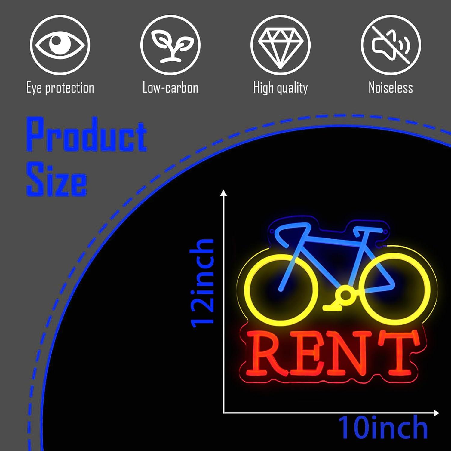 Neonowy Znak Wynajmu Rowerów z – Lighting Decor Rentals recenzja i cena