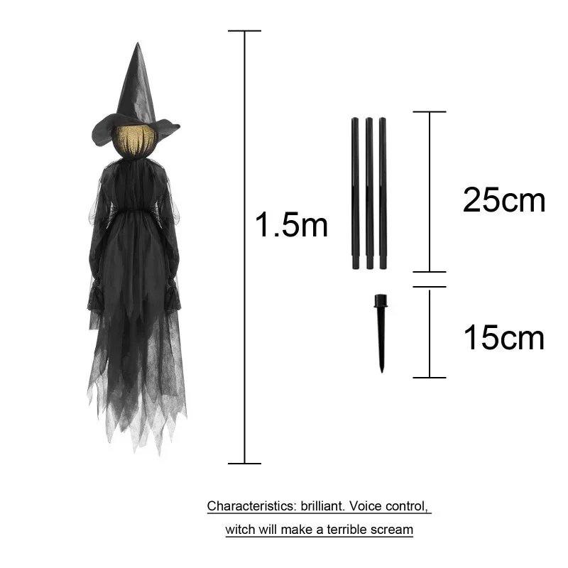 Dekoracja Halloween: Wiedźma t – Lighting Decor For House recenzja i cena