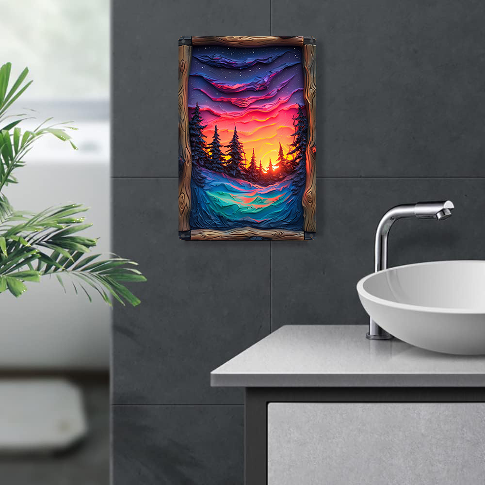 Northern Lights Art Piece, Met – Bathroom Lighting Decor Ideas recenzja i cena