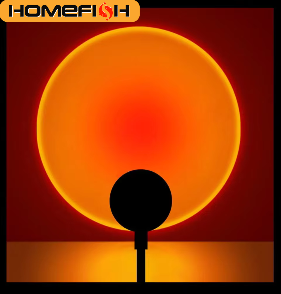 Lampa projekcyjna LED HOMEFISH – Sunset Lamp Projection recenzja i cena